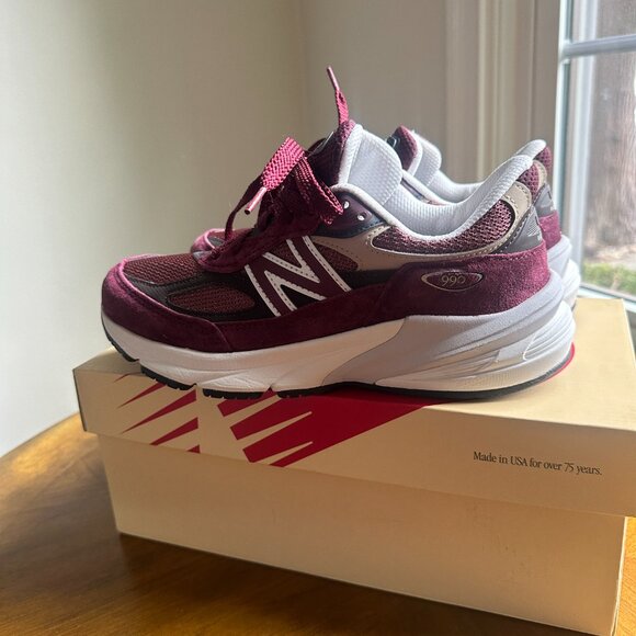 New Balance 990v6 x Teddy Santis Burgundy Tan main image 7